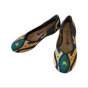 Rothy’s Moroccan Blue flats, size 10.5